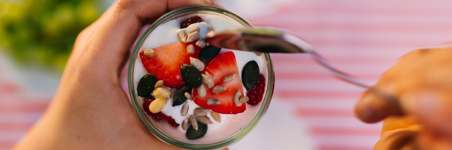 copo de salada de frutas